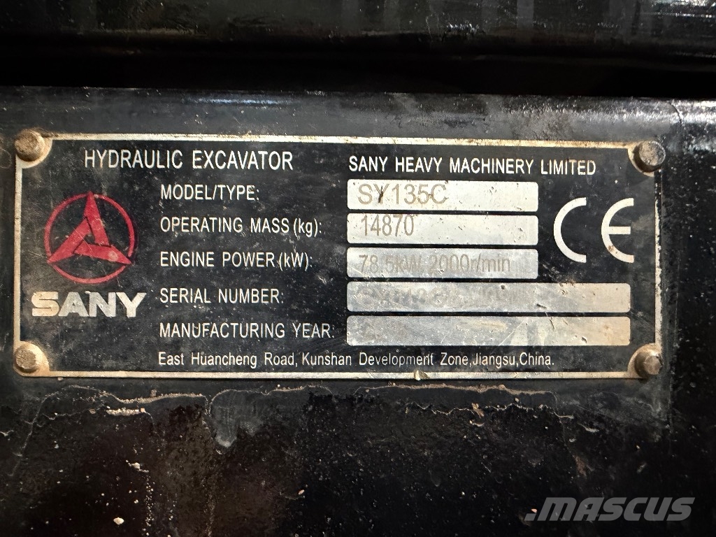 Sany SY 135 C Raupenbagger