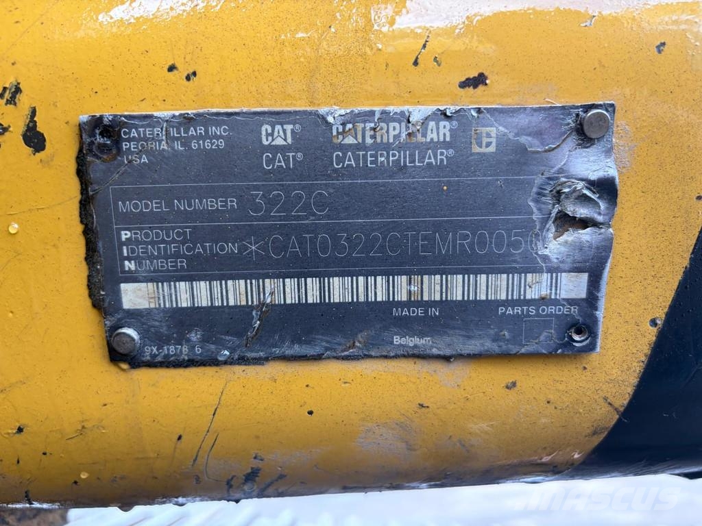 CAT 322C LN Excavator - 26.2T - Hammer Line - Airco - Crawler excavators