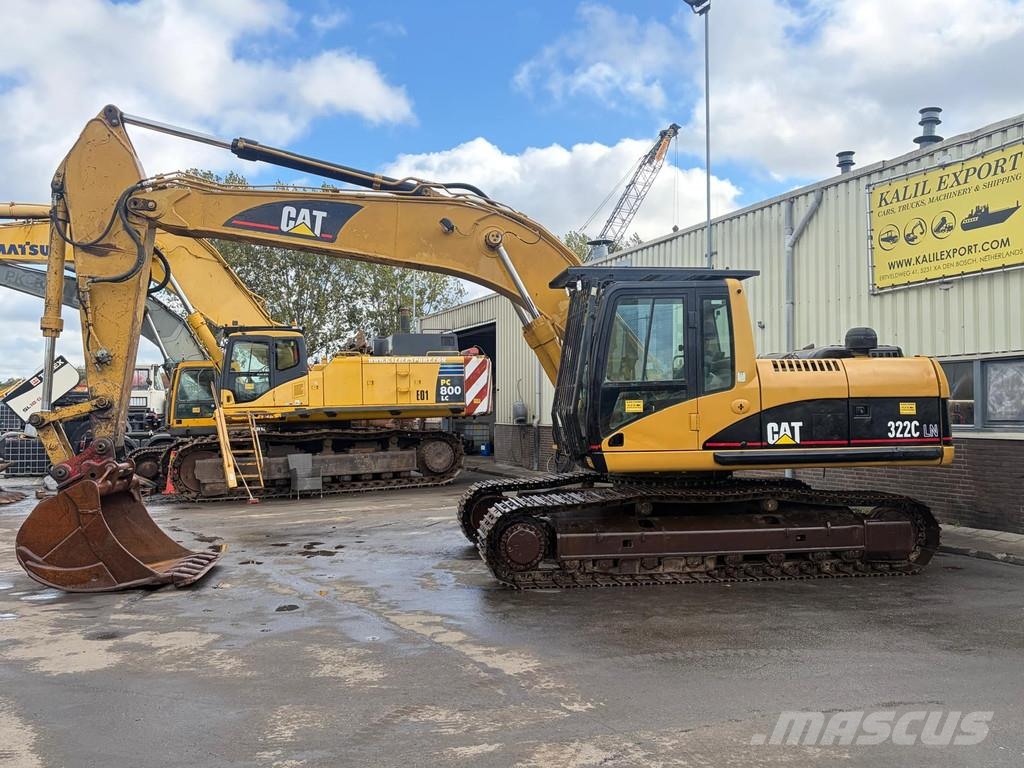 CAT 322C LN Excavator - 26.2T - Hammer Line - Airco - Crawler excavators
