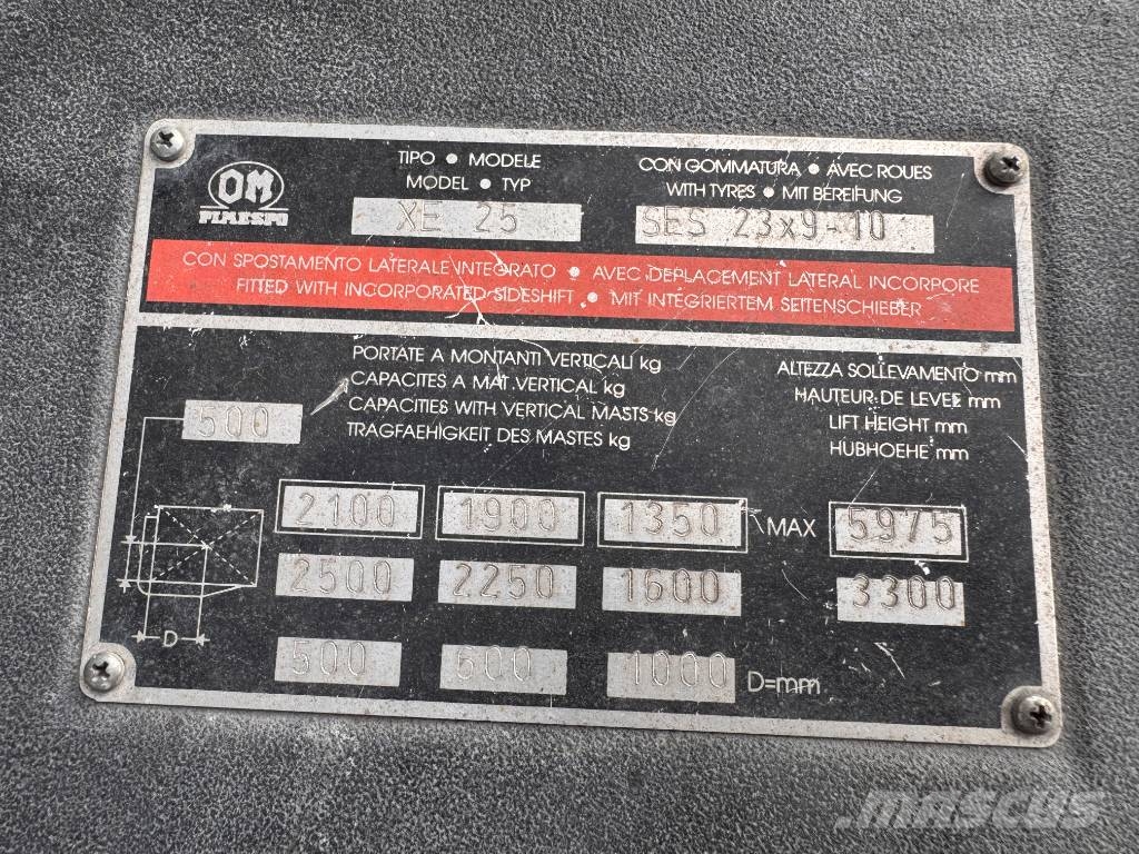 Pimespo XE 25 Electric forklifts