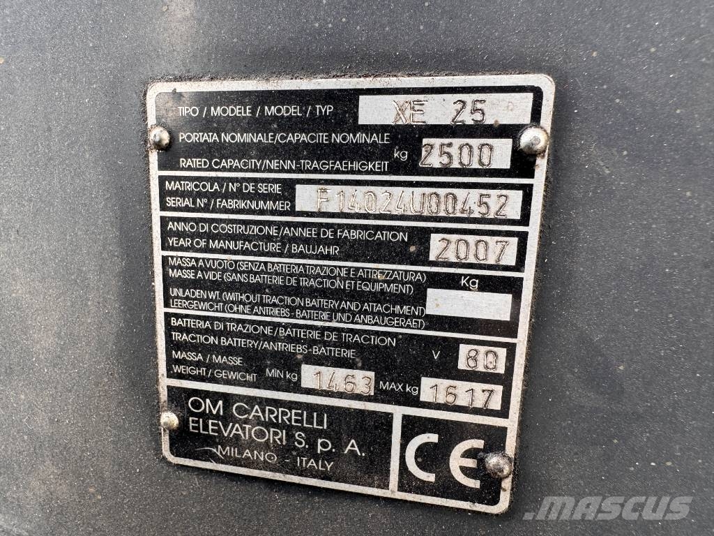 Pimespo XE 25 Electric forklifts