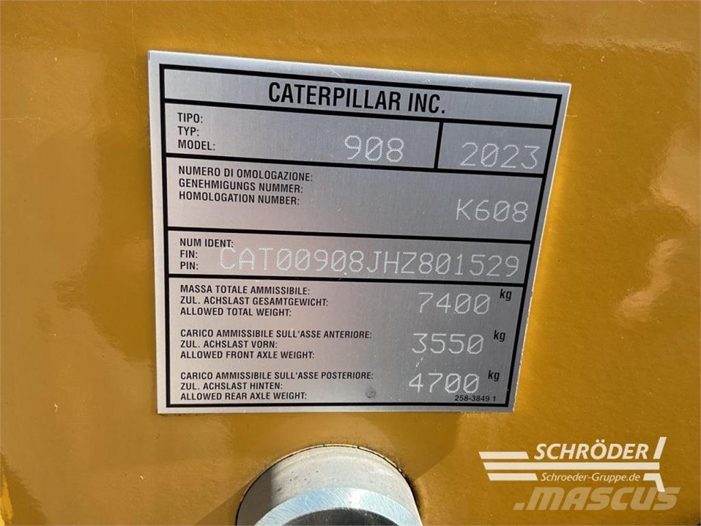 CAT 908 Wielladers