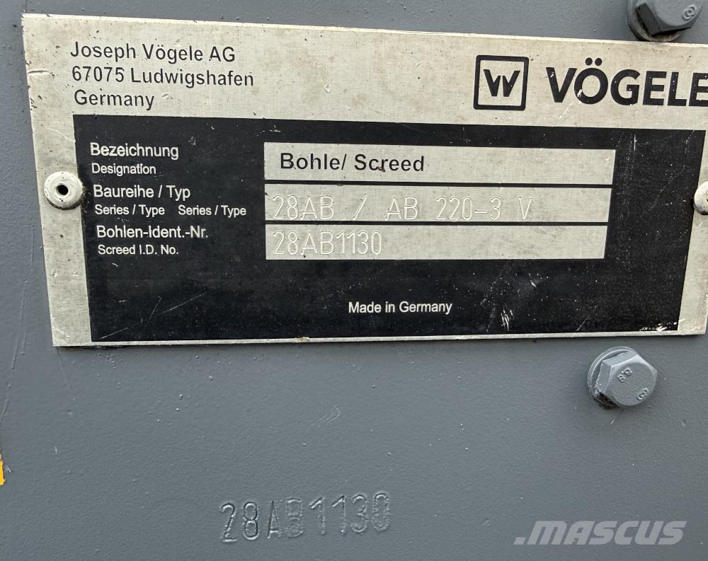 Vögele Super 700-3i Asfaltadoras