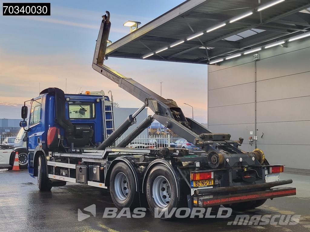 DAF CF85.410 6X2 NL-Truck VDL S-21 6200 container syst Rol kiper kamioni sa kukom za podizanje tereta