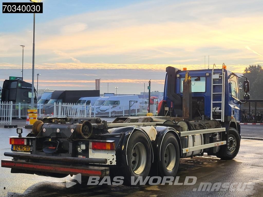 DAF CF85.410 6X2 NL-Truck VDL S-21 6200 container syst Rol kiper kamioni sa kukom za podizanje tereta