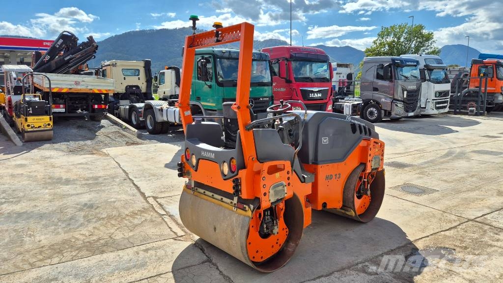 Hamm HD 13 VV - 2019 YEAR - 1130 WORKING HOURS Divvalču grunts veltņi