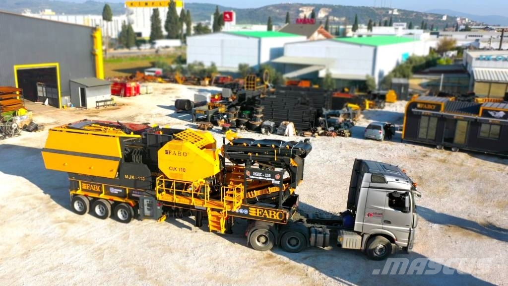 Fabo Mobile Backenbrechanlage der Serie MJK110 Trituradores móveis