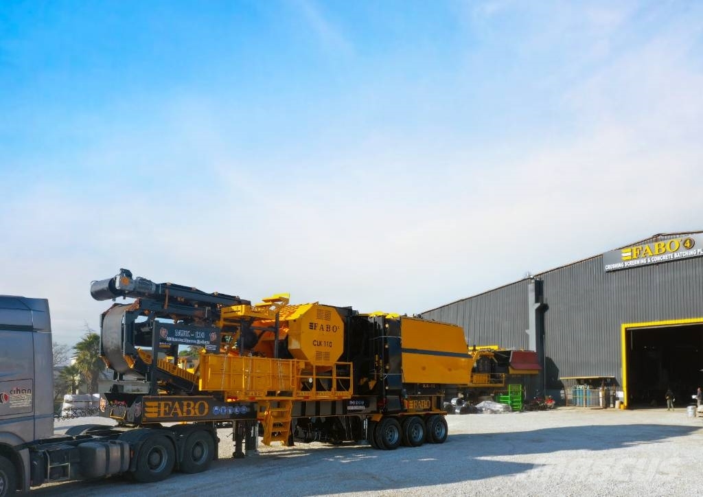 Fabo Mobile Backenbrechanlage der Serie MJK110 Trituradores móveis
