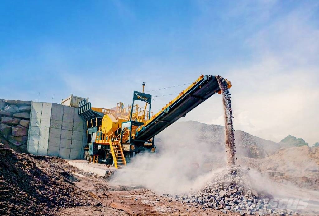 Fabo Mobile Backenbrechanlage der Serie MJK110 Trituradores móveis