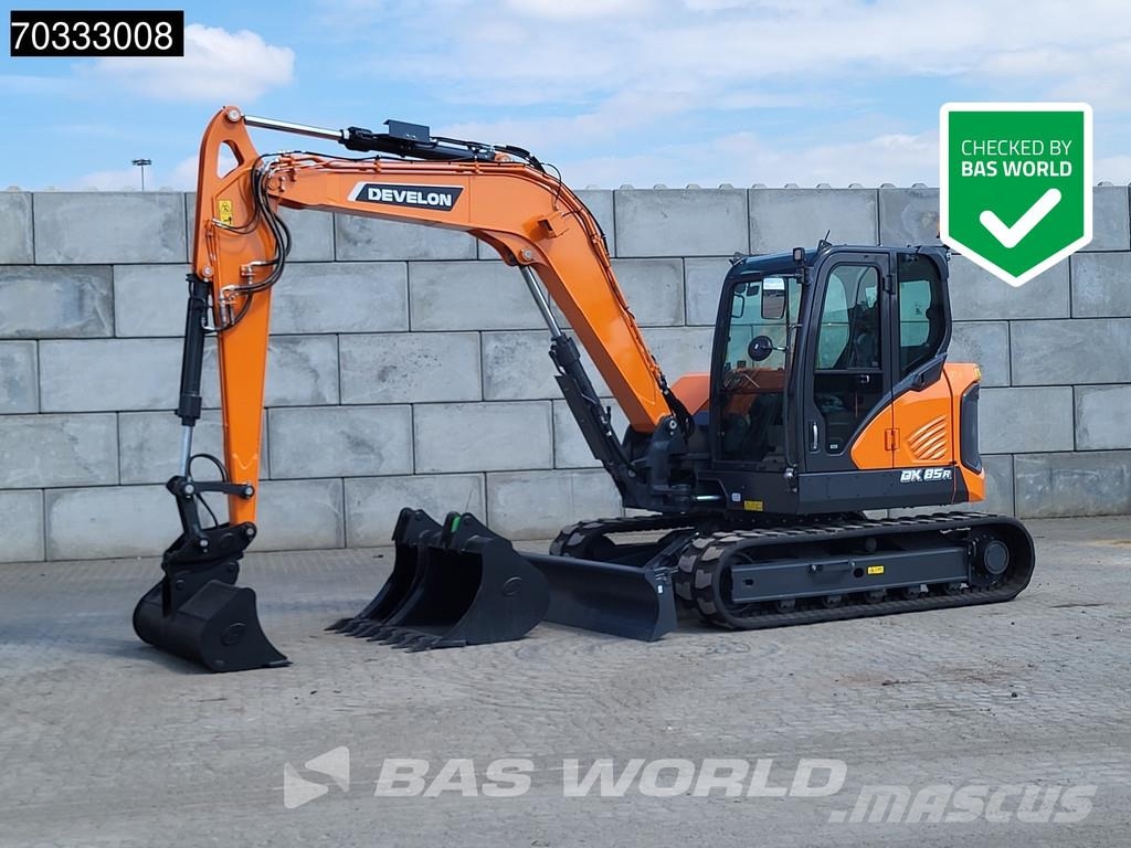Develon DX85 R-7 A/C - PIN ON / 3 BUCKETS Mini excavators < 7t (Mini diggers)