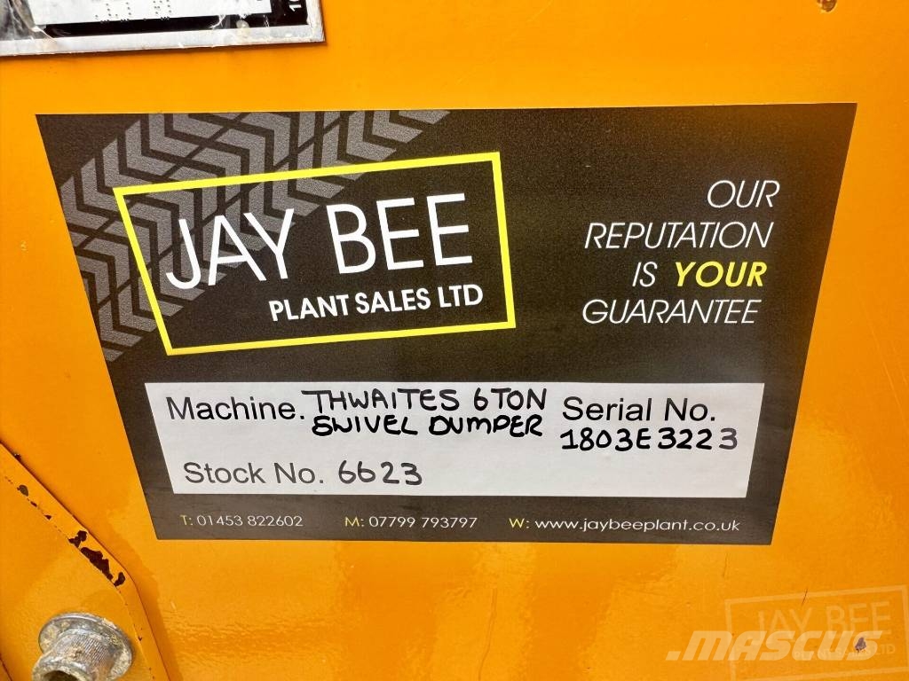 Thwaites 6T Swivel Site dumpers