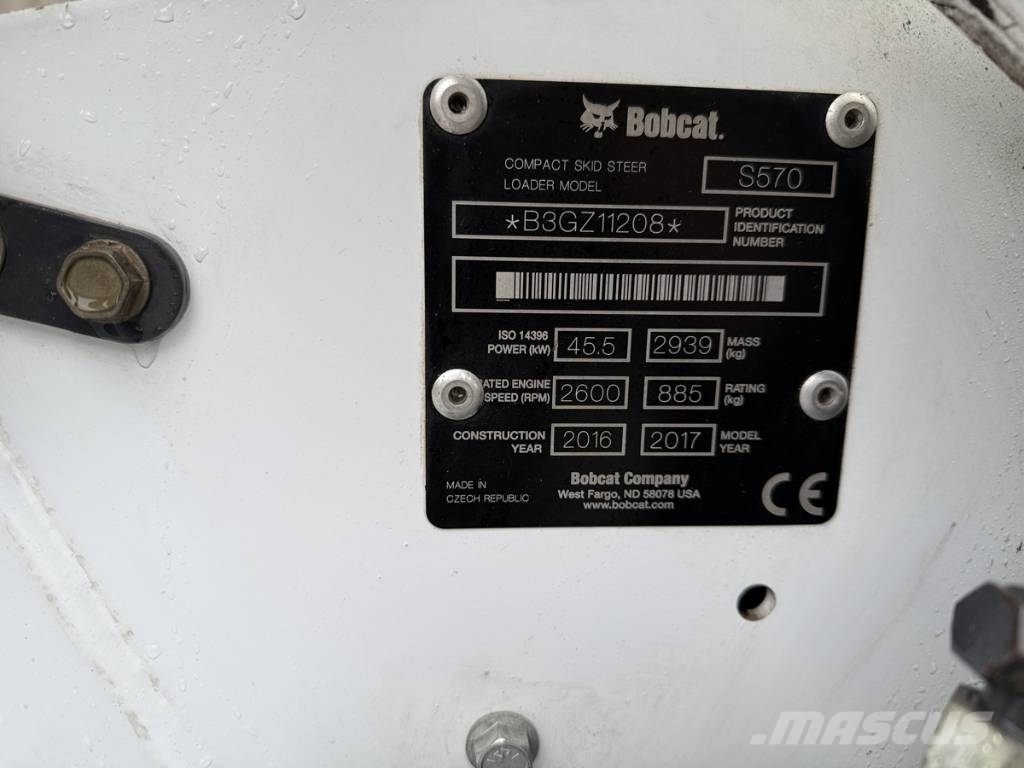 Bobcat S 570 skidsteere Schrankladers