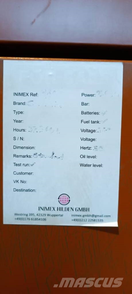 Cummins 6CTAA8.3G2 مولدات ديزل
