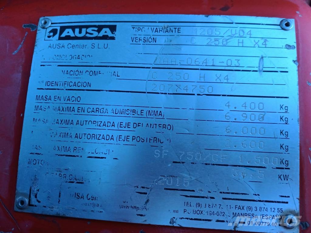Ausa C 250 H X4 Carretillas diesel