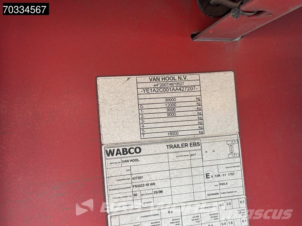 Van Hool APK 03/27 Laadklep BPW Noslēgtās piekabes