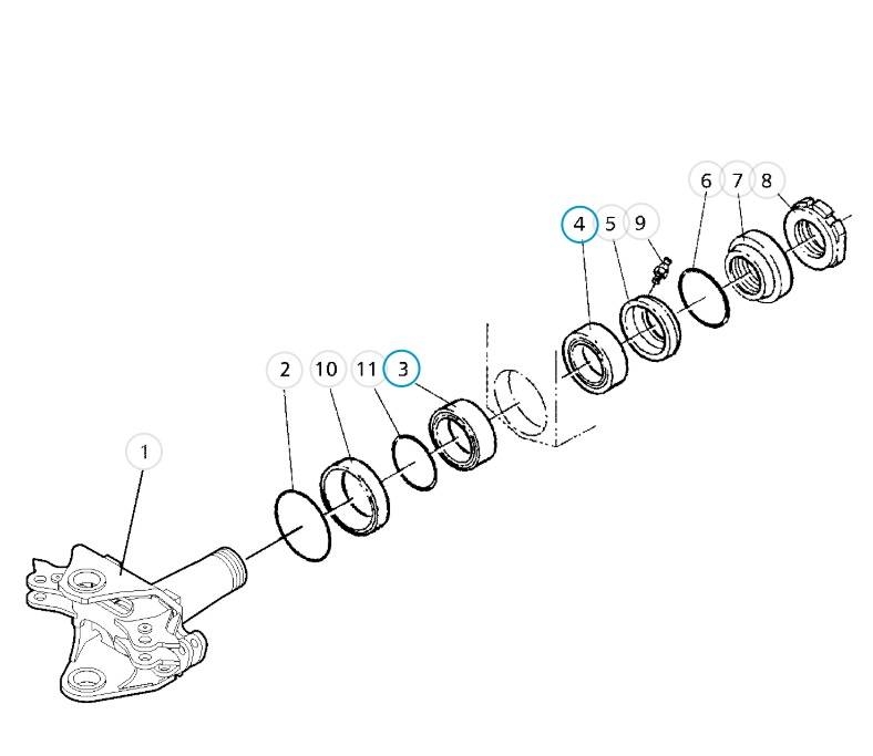 Valmet / KOMATSU 5265615 / 5007506 섀시 및 서스펜션