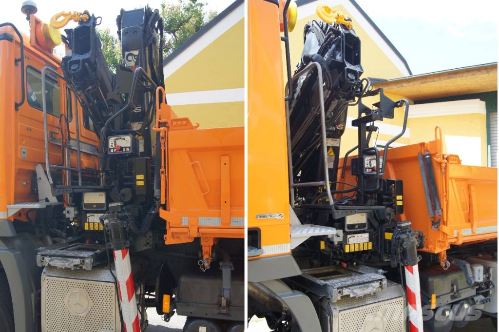 Mercedes-Benz ACTROS 1832 /4x4/TÜV/HIAB 111/MEILLER/Winterdienst Camiones grúa