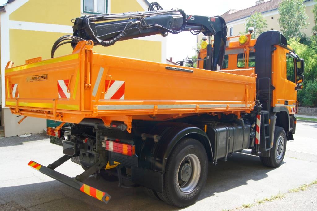 Mercedes-Benz ACTROS 1832 /4x4/TÜV/HIAB 111/MEILLER/Winterdienst Camiones grúa