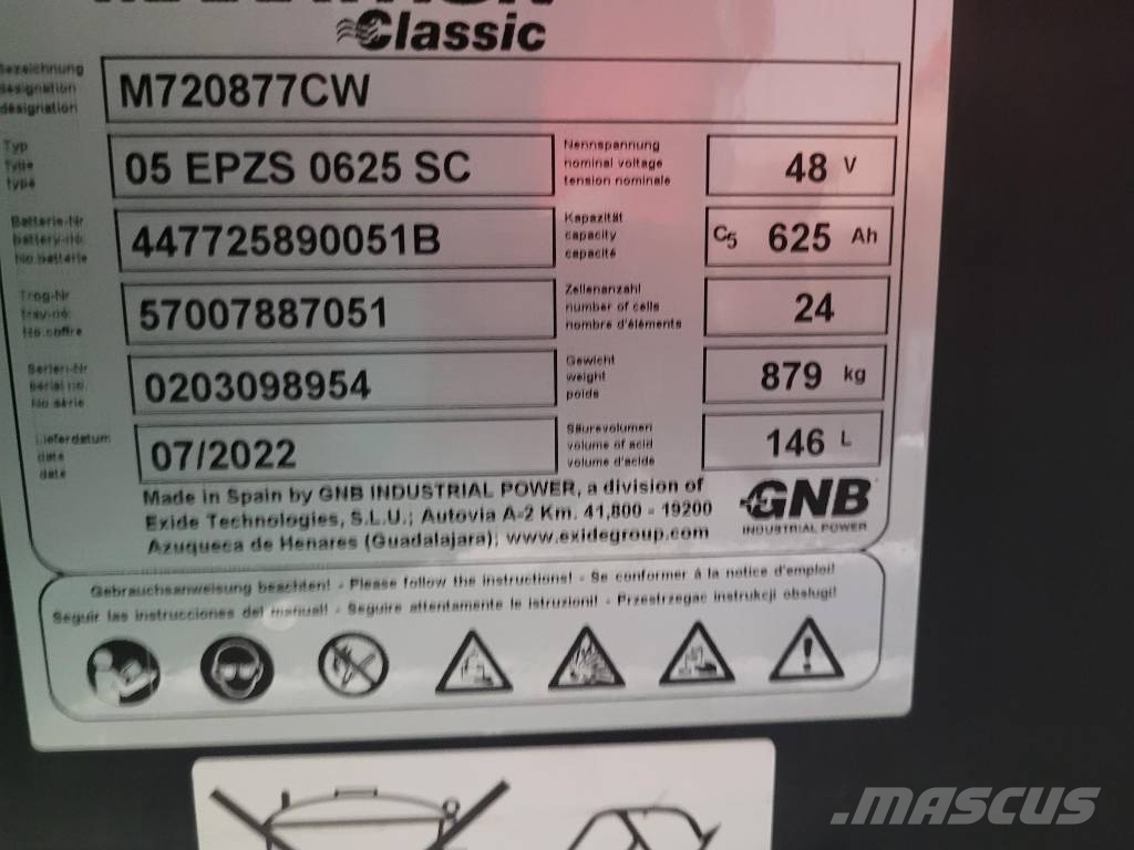 Mitsubishi FB 16 ACNT 전동 지게차