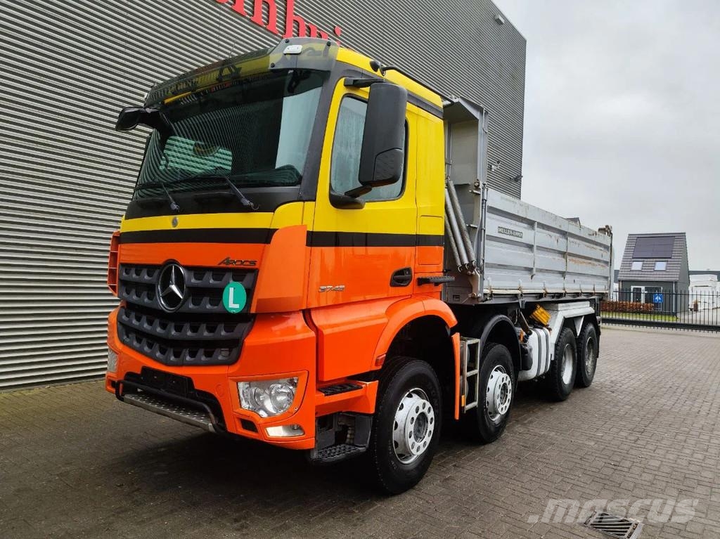 Mercedes-Benz Arocs 3743 8x4 Meiller 3 Seitenkipper Bañeras basculantes usadas