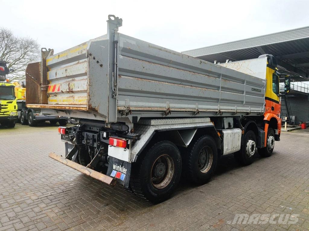 Mercedes-Benz Arocs 3743 8x4 Meiller 3 Seitenkipper Bañeras basculantes usadas