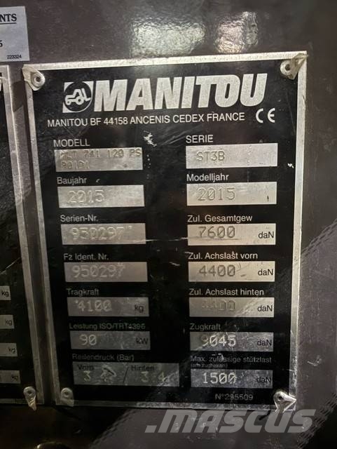 Manitou MLT 741-120 LSU PS مناولات متداخلة