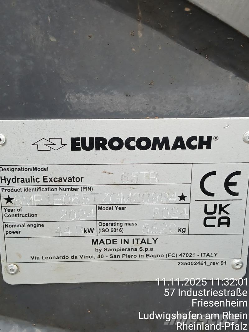Eurocomach 65TR / Optional Holp RotoTop Miniekskavaatorid < 7 t