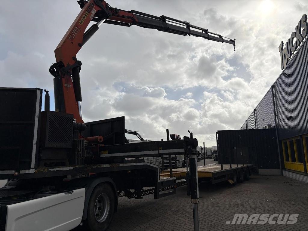 Broshuis PALFINGER 17502 5x EXT. + REMOTE + 3x AXLE STEERIN Низкорамные полуприцепы