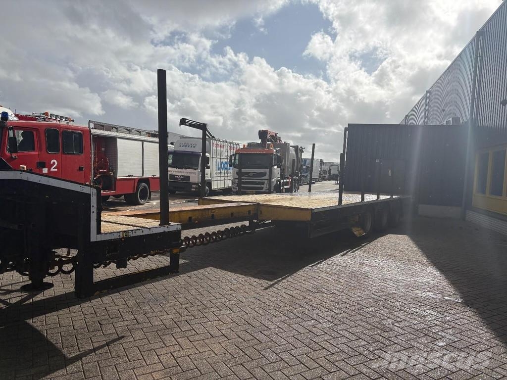 Broshuis PALFINGER 17502 5x + EXTENTABLE 3M + 3x AXLE STEER Low loader-semi-trailers