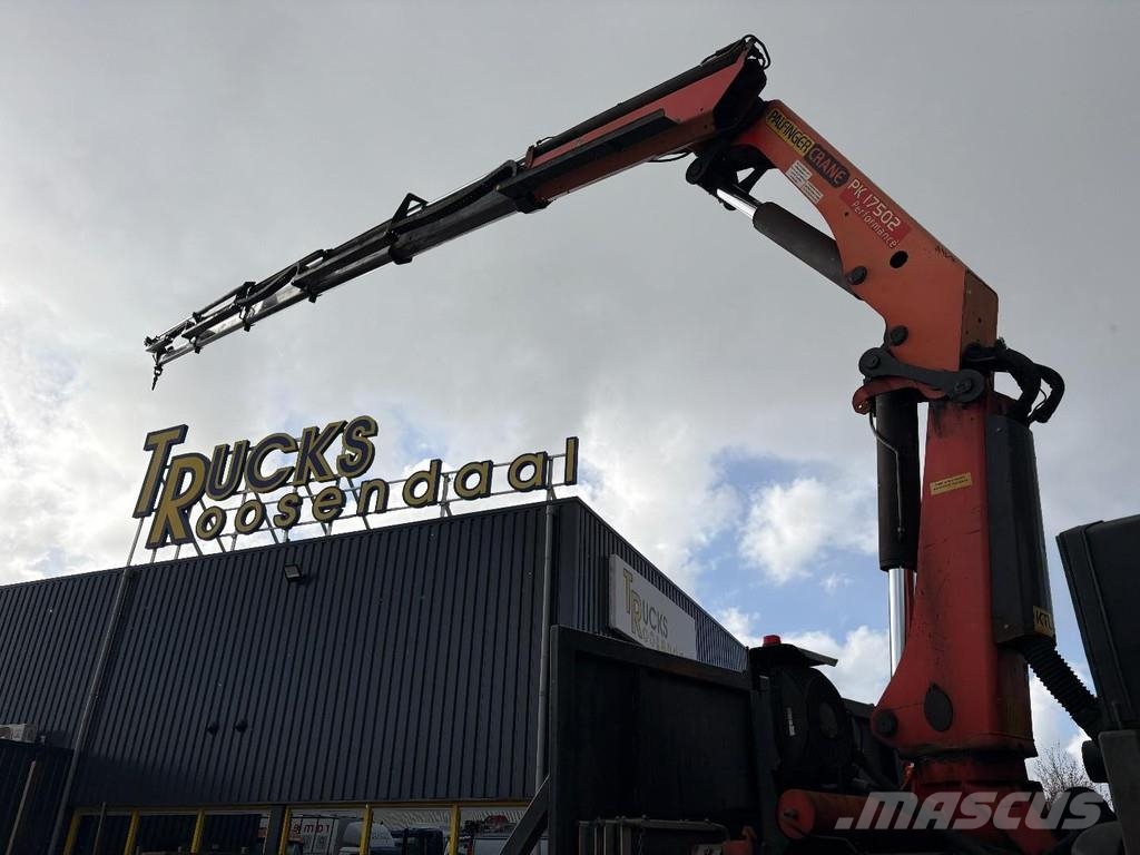 Broshuis PALFINGER 17502 5x + EXTENTABLE 3M + 3x AXLE STEER Low loader-semi-trailers