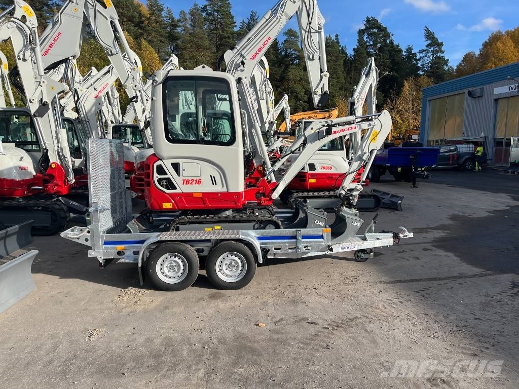 Takeuchi TB 216A Міні-екскаватори < 7т