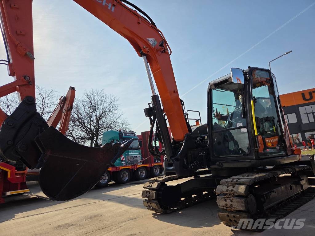 Hitachi ZX 85 USB-6, 2022, 3.355h, Hydr quick coupl+3 buck, 2022