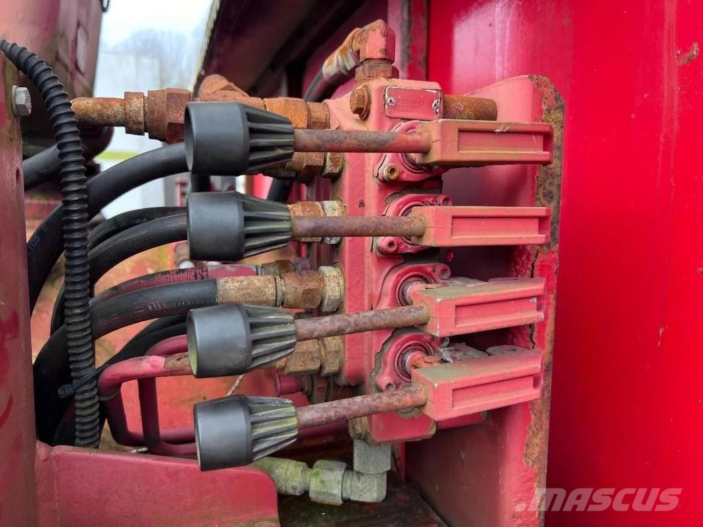 ATM 2 AXLE + HIAB 300-4 Semirremolques de plataformas planas/laterales abatibles