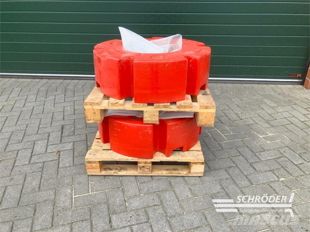 Fendt 2X 600KG RADGEWICHTE BELASTUNGSGEWICHTE Reifen