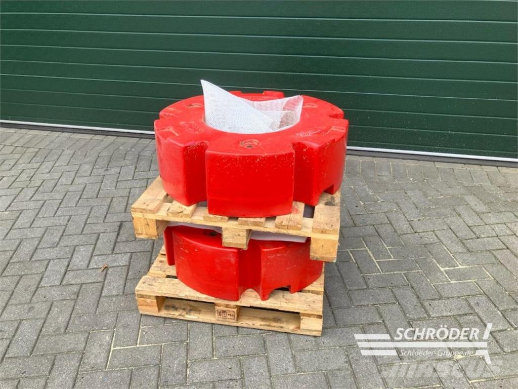 Fendt 2X 600KG RADGEWICHTE BELASTUNGSGEWICHTE Reifen