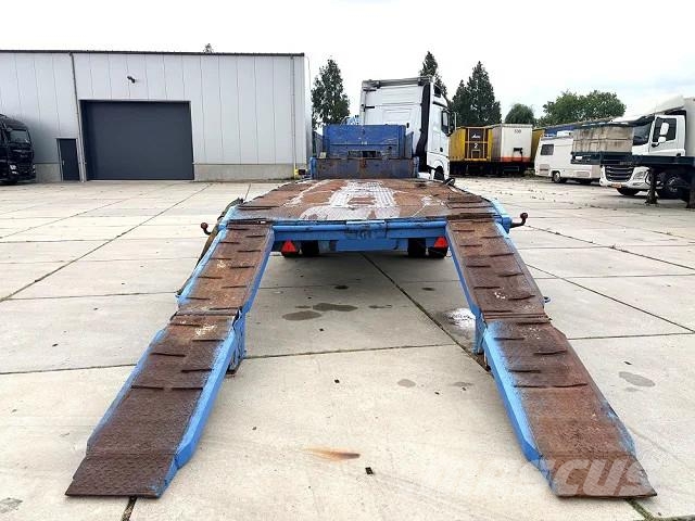GT Trailers ETC 0027-01 2-AXLE STEEL SUSPENSION MACHI نصف مقطورة مسطحة منخفضة