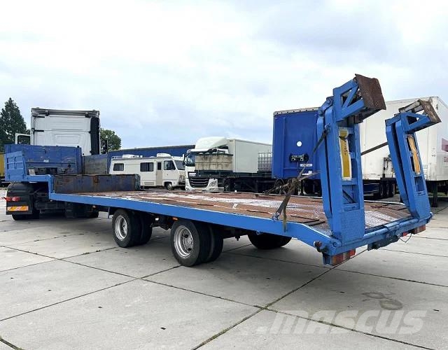 GT Trailers ETC 0027-01 2-AXLE STEEL SUSPENSION MACHI نصف مقطورة مسطحة منخفضة