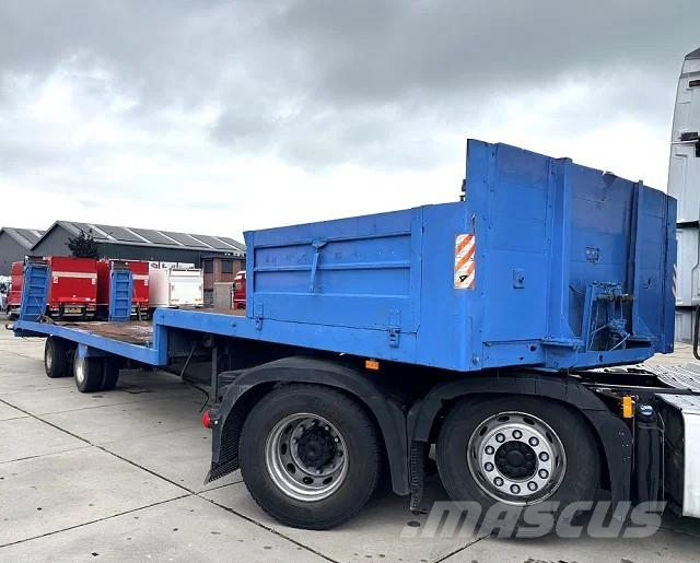 GT Trailers ETC 0027-01 2-AXLE STEEL SUSPENSION MACHI نصف مقطورة مسطحة منخفضة