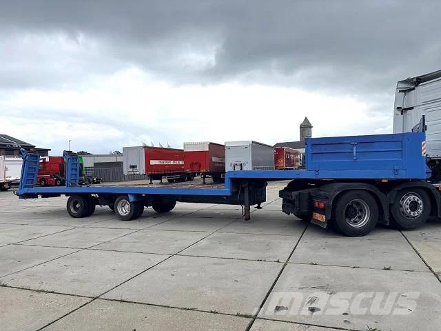 GT Trailers ETC 0027-01 2-AXLE STEEL SUSPENSION MACHI نصف مقطورة مسطحة منخفضة