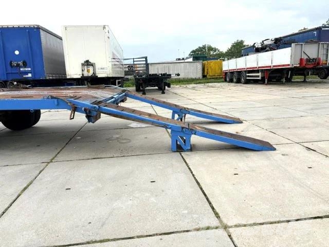 GT Trailers ETC 0027-01 2-AXLE STEEL SUSPENSION MACHI نصف مقطورة مسطحة منخفضة