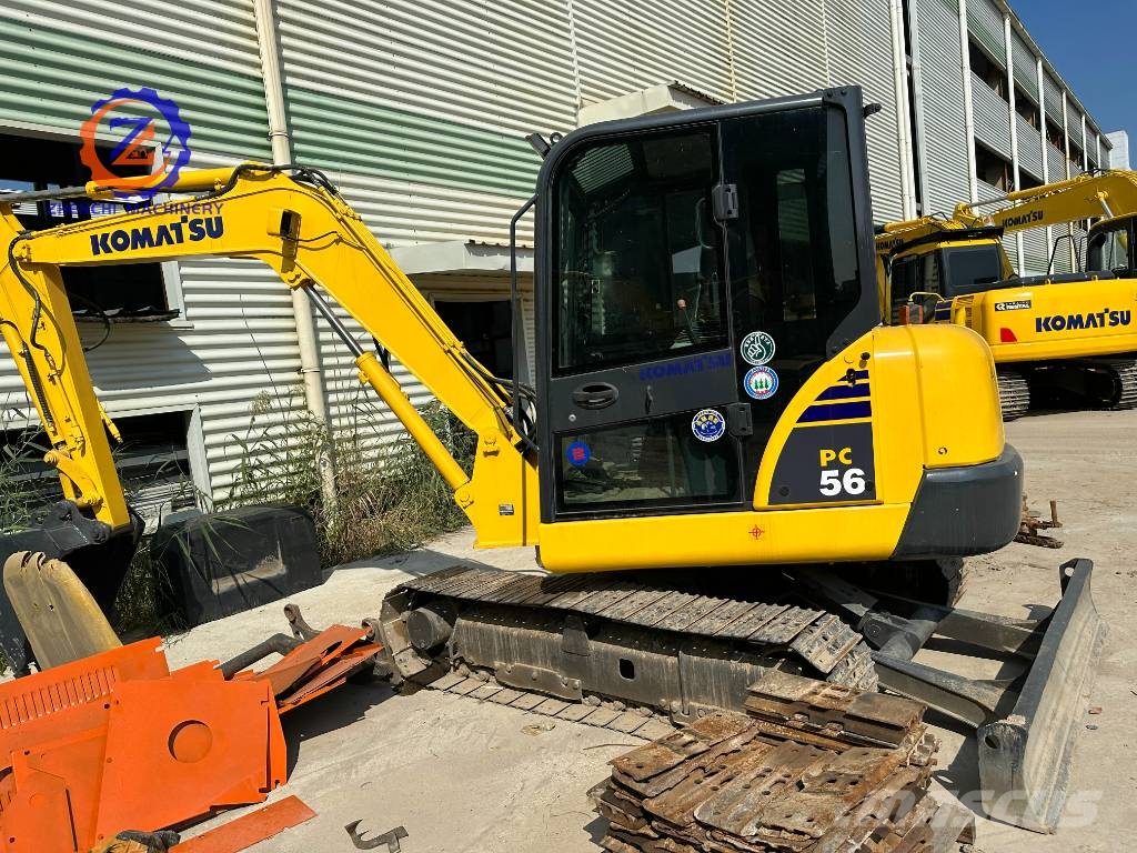 Komatsu PC56-7/5tons/Used/Quality assured/assurance Міні-екскаватори < 7т