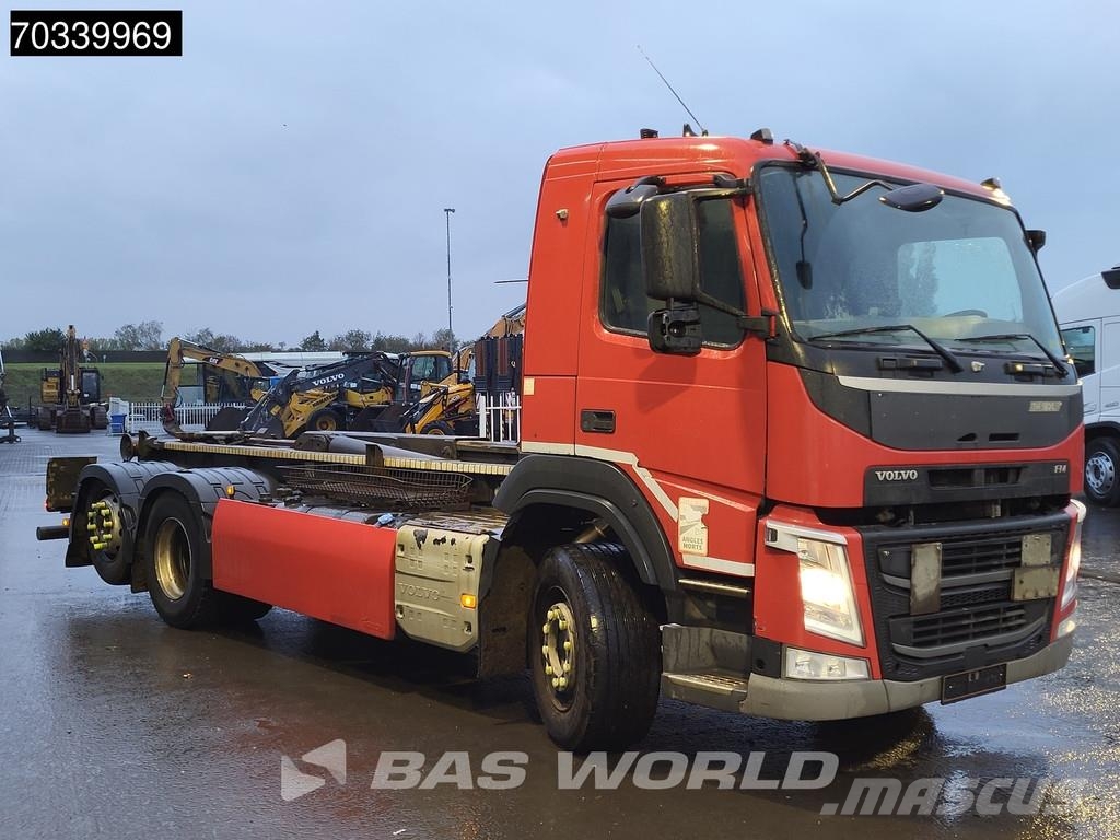 Volvo FM 370 6X2 20 tons containersystem Lift-Axle Autom Abrollkipper