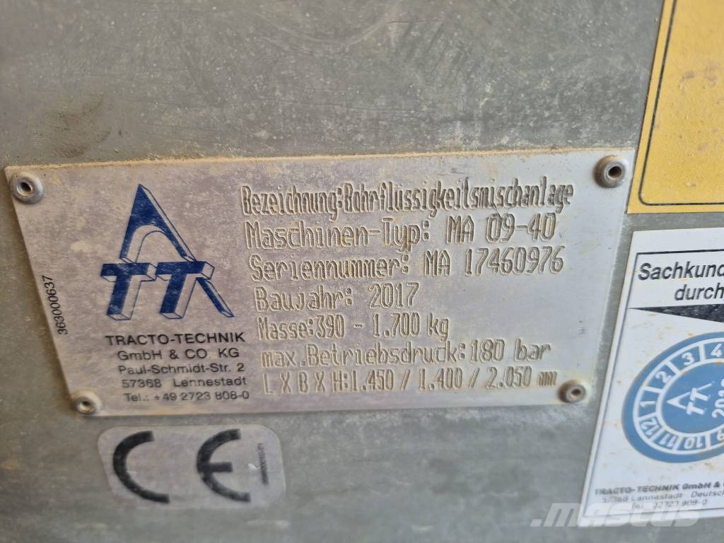 Tracto Grundopit PS60 + mixing unit + trailer Vízszintes fúróberendezések