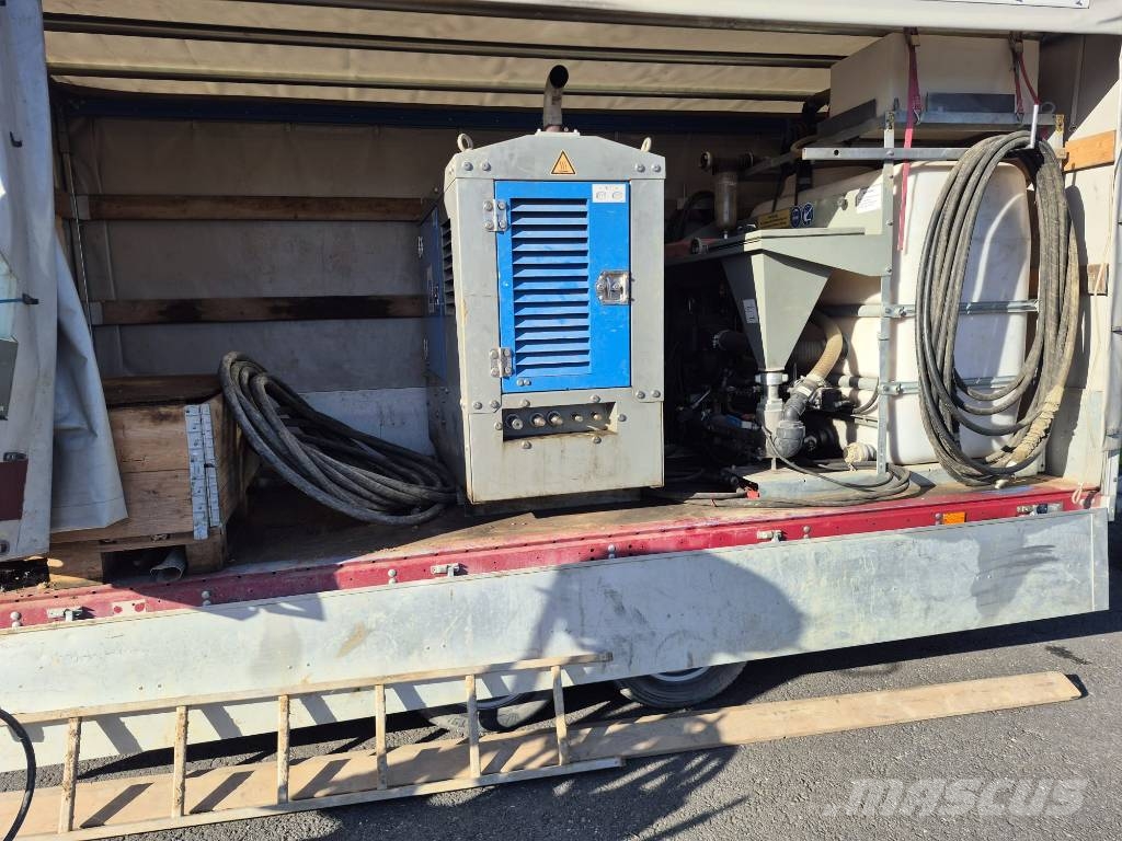 Tracto Grundopit PS60 + mixing unit + trailer Vízszintes fúróberendezések