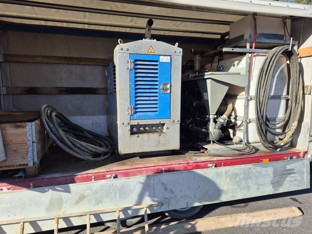 Tracto Grundopit PS60 + mixing unit + trailer Vízszintes fúróberendezések