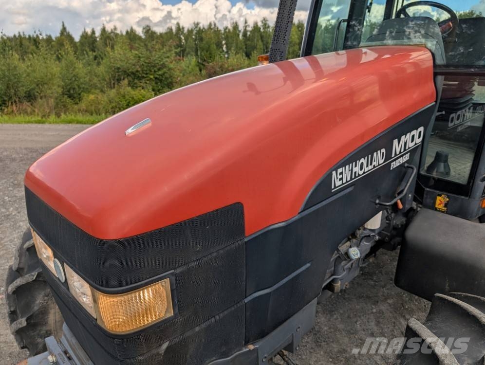 New Holland M100 Fiat Agri, turbo, ajettu 1910h, katso video! الجرارات