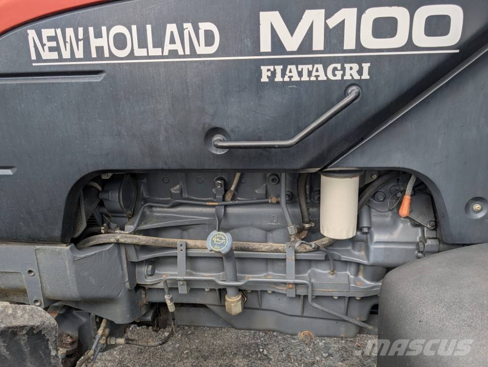 New Holland M100 Fiat Agri, turbo, ajettu 1910h, katso video! الجرارات
