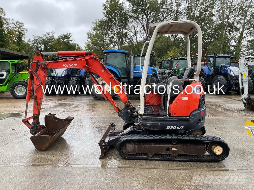 Kubota U 20-3 Mini bagri <7t