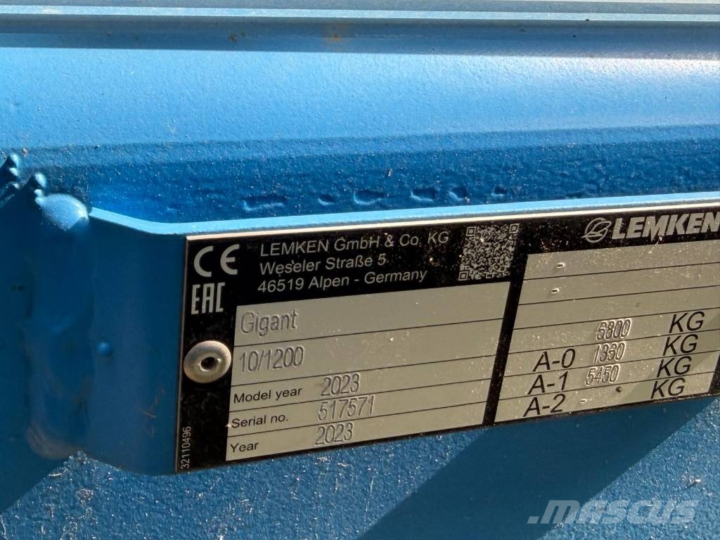 Lemken Gigant 10/1200 + Heliodor 9/600 Brony talerzowe