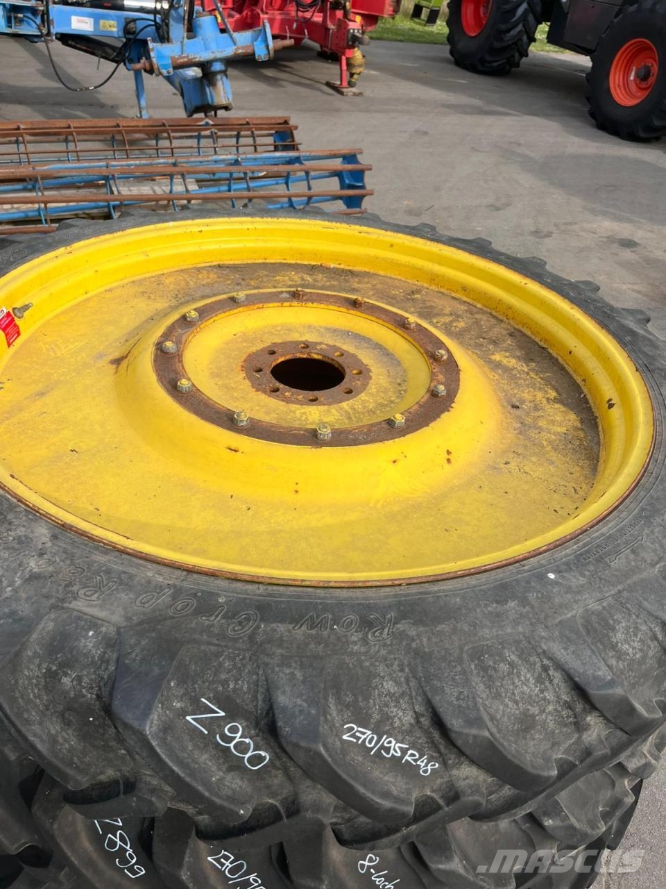 Alliance 270/95 R48, Verstellfelge, John Deere Pflegeräder Riepas, riteņi un diski